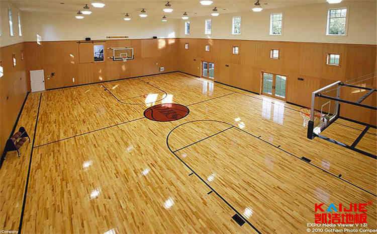 24厚篮球场实木地板怎么保养？