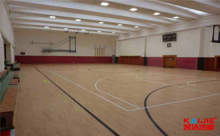 指接板木地板篮球场怎么维修？