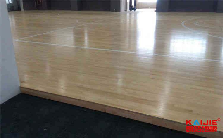 北京柞木篮球地板结构