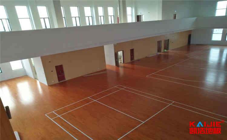 柞木舞蹈室木地板安装