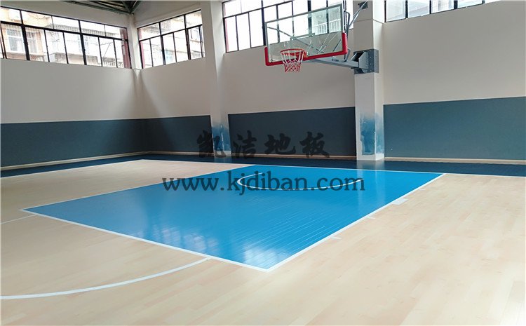 云南昆明五华区青少年宫篮球馆木地板——凯洁运动木地板