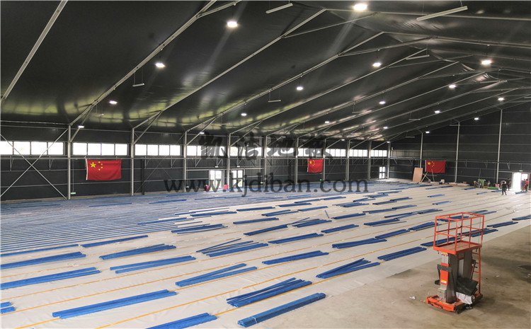 北京东五环常营体育馆木地板项目-凯实木运动地板厂家